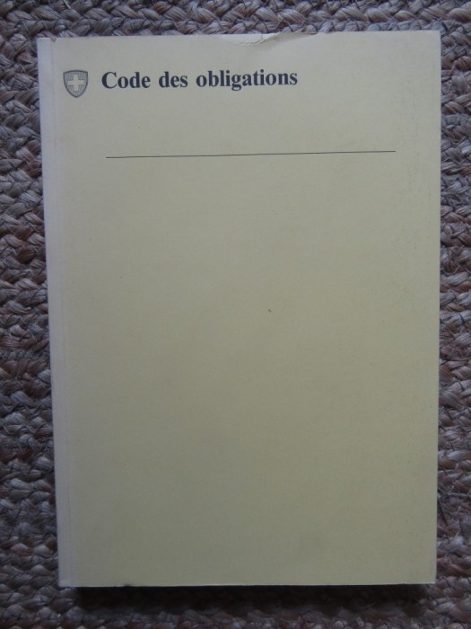 Code des obligations 1990