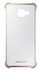 Husa Samsung EF-QA310CFEGWW transparent + auriu pentru Samsung Galaxy A3 (SM-A310FU) 2016, Plastic, Carcasa