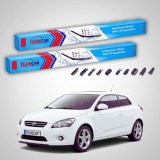 Cumpara ieftin Ștergătoare Kia Pro Ceed I ED 2008-2009 | Set Față Flat Premium &ndash; TeamCar&reg;