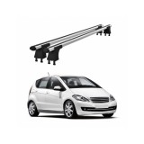 Set bare transversale aluminiu cu prindere in puncte fixe compatibile Mercedes Clasa A W169 2004-2012 negre sau argintii Cod: 120101 Kit 201