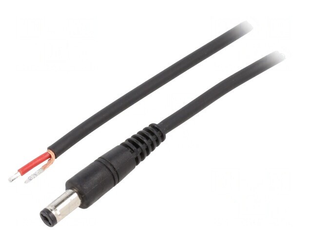 Cablu Alimentare DC 5,5/1,7 mm Negru 0,5m