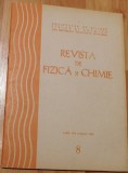 Revista de fizica si chimie Nr. 8 din 1982