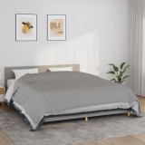 vidaXL Pătură cu greutăți, gri, 200x260 cm, 11 kg, material textil
