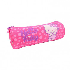 Penar etui tubular Pigna Hello Kitty roz inchis HKPE1814-1 foto