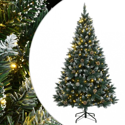 Brad de Crăciun artificial cu 150 LED-uri, 150 cm foto