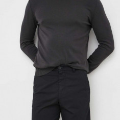 United Colors of Benetton pantaloni scurti barbati, culoarea negru