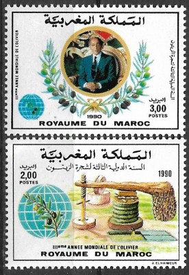 B0867 - Maroc 1990 - Natura 2v.neuzat,perfecta stare foto