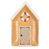 Cumpara ieftin Platou Casuta ceramica multicolora 25x17x3 cm