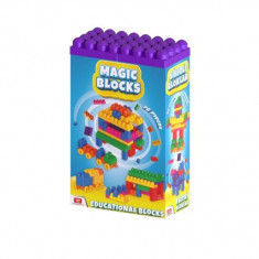 Set cuburi constructie Magic Blocks 76 piese foto