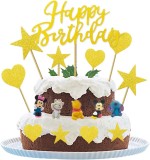 Set de 16 decoratiuni pentru tort Syijupo, PVC, multicolor