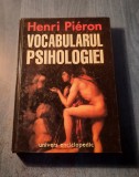 Vocabularul psihologiei Henri Pieron