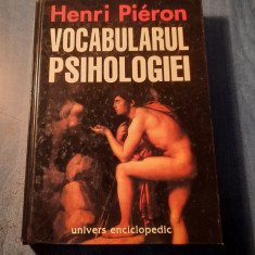 Vocabularul psihologiei Henri Pieron