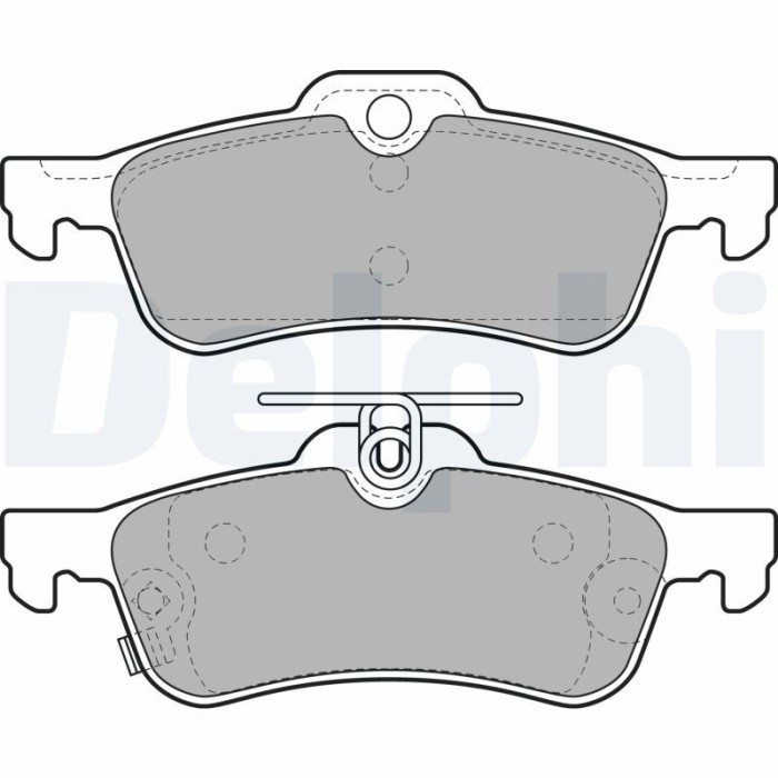 DELPHI LP2007 set placute frana,frana disc