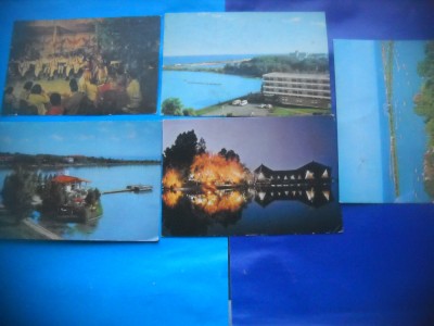 HOPCT LOT NR 873 NEPTUN --LITORAL-CT-5 CARTI POSTALE-RSR-CIRCULATE foto