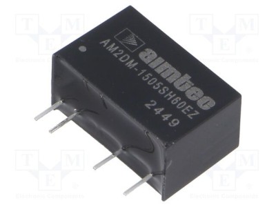 Convertor DC/DC AIMTEC 2W 13,5-16,5V intrare 5V 0,4A ieșire SIP7 foto