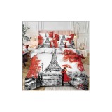 Cumpara ieftin Lenjerie de Pat Bumbac Finet 3D cu Elastic, 1 Persoana - JOJ18