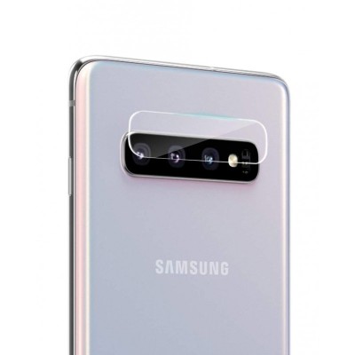 Folie de Sticla pentru Camera Foto Spate SAMSUNG Galaxy S10 Plus (Transparent) foto