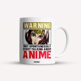 Cana alba personalizata, May spontaneously start talking about Anime, INOVATIX&reg;. 330ml, Oem