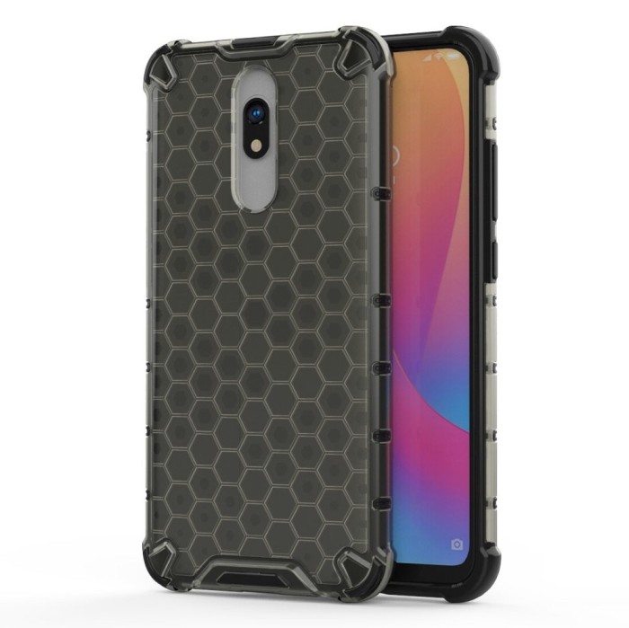 Husa XIAOMI Redmi 8A - Gel TPU Honeycomb Armor (Negru)