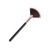Pensulă Contur Highlighter, Formă Evantai, 16x5 cm, Negru, Oem