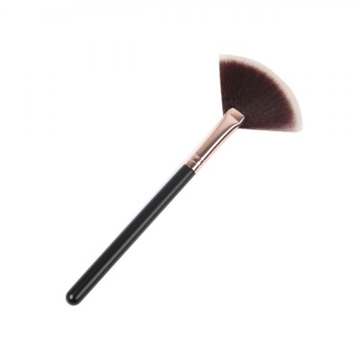 Pensulă Contur Highlighter, Formă Evantai, 16x5 cm, Negru foto