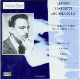 CD Arturo Benedetti Michelangeli &lrm;&ndash; live at Teatro Col&oacute;n, (SIGILAT) (M)