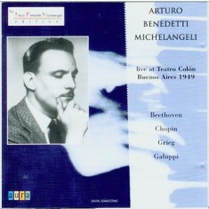 CD Arturo Benedetti Michelangeli &lrm;&ndash; live at Teatro Col&oacute;n, (SIGILAT) (M)