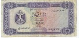 Bancnota 1/2 dinar 1972 - Libia
