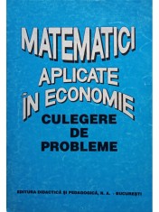 O. Popescu - Matematici aplicate in economie (Editia: 1999)