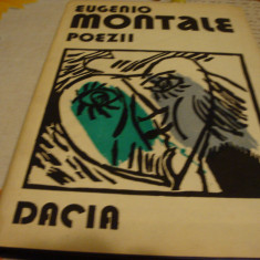 Eugenio Montale - Poezii - ed Dacia - 1988 - ilustratii I. H. Bugnariu