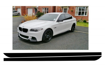 Stickere Laterale Negru Mat BMW Seria 5 F10 F11 (2011-up) M-Performance Design Performance AutoTuning foto