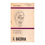 Dinu Flamand - Introducere in opera lui G. Bacovia - 111758