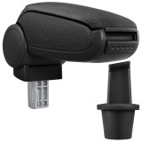[pro.tec] Marca specifica pentru cotiera auto Dacia Duster - cotiera auto - cu compartiment pentru depozitare - tesatura - negru HausGarden Leisure