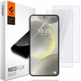 Set 2 Folii de protectie Spigen Neo Flex pentru Samsung Galaxy S24+ Plus Transparent