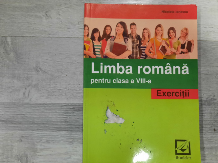 Limba romana pentru clasa a VIII-a.Exercitii -Nicoleta Ionescu