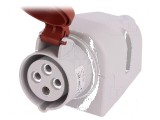 Conector alimentare AC trifazat 16A 400VAC IP44 mamă