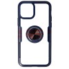 Husa iPhone 11 Pro, TPU+PC, Carbon Ring, Albastru, Protectie Premium