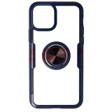 Husa iPhone 11 Pro, TPU+PC, Carbon Ring, Albastru, Protectie Premium