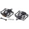 Set 2 pedale din aluminiu, filet 9/16,12 pini, culoare negru Cod:AWR0331