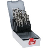 Bosch PRO Metal HSS-G - Set burghie metal HSS-G 1-13 mm tija cilindrica 25 bucati