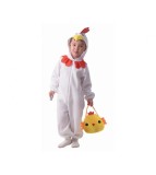 Costum carnaval Puisor alb pentru copii, marime 92-104 cm ( 3-4 ani)