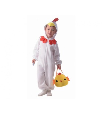 Costum carnaval Puisor alb pentru copii, marime 92-104 cm ( 3-4 ani) foto