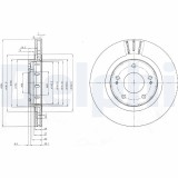 DELPHI BG4038C Disc frana