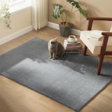 SONGMICS Covor decorativ antiderapant, lavabil la masina, 120x170 cm, gri Household NewTrend
