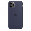 Husa Silicon Apple iPhone 11 Pro, MWYJ2ZM/A, Midnight Blue, Original Blister