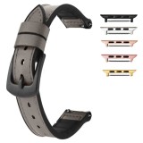 Curea piele, compatibila cu Apple Watch 10, 46mm, Gray Dove