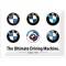 Placa metalica BMW - Logo Evolution