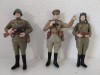 Lot 3 figurine Eaglemoss, soldati, 12cm