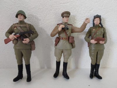 Lot 3 figurine Eaglemoss, soldati, 12cm foto