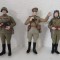 Lot 3 figurine Eaglemoss, soldati, 12cm